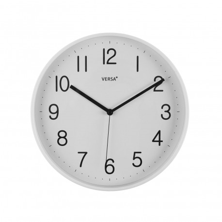 RELOJ PARED BLANCO 30CM