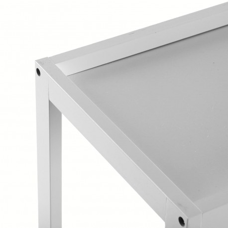 CARRO CON RUEDAS 3 BALDAS BLANCO