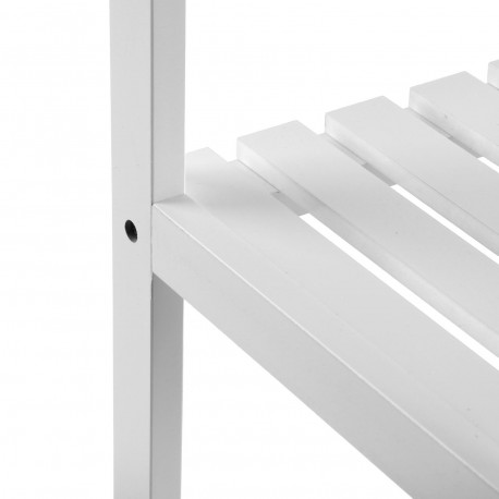 CARRO CON RUEDAS 3 BALDAS BLANCO