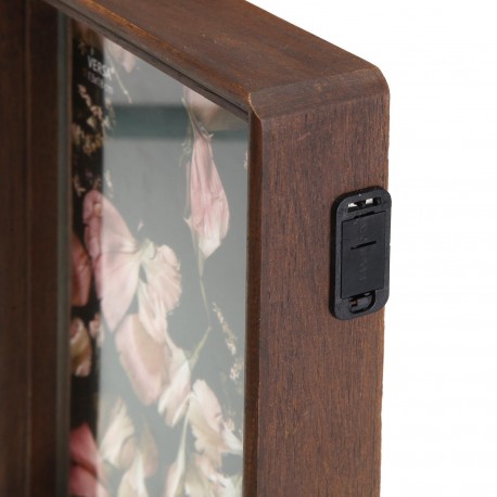 PORTAFOTO DE MADERA CON LUZ RESMY 13x18