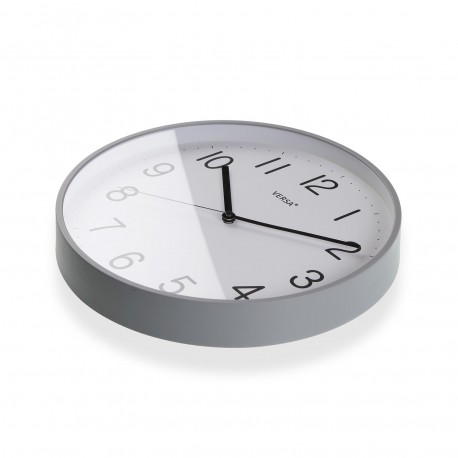 RELOJ PARED GRIS 30CM