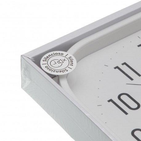 RELOJ PARED SQUARE BLANCO