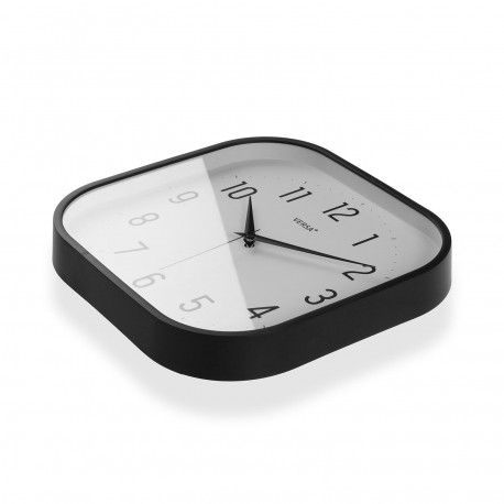 RELOJ PARED SQUARE NEGRO