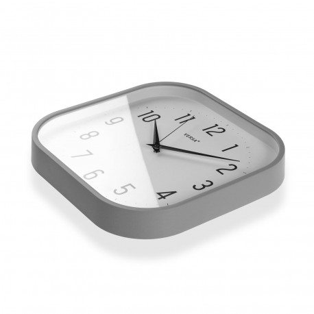 RELOJ PARED SQUARE GRIS
