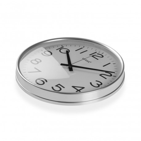 RELOJ PARED SILVER 25CM