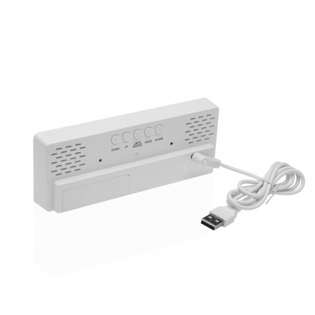 RELOJ DESPERTADOR DIGITAL EFECTO ESPEJO