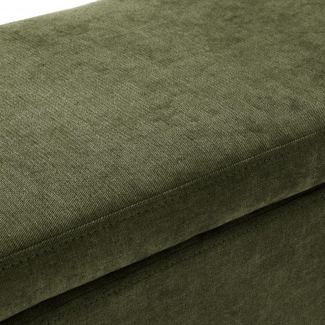 PIE DE CAMA TAPIZADO VERDE