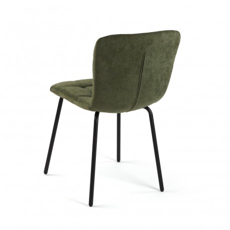 SILLA TAPIZADA VERDE