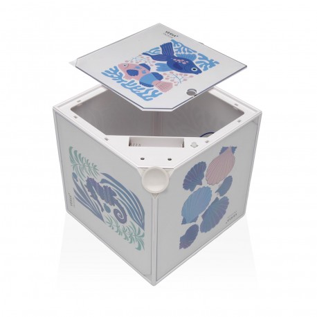 CUBO FOTOS JUNO 15 X 15 BLANCO