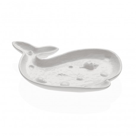 FIGURA CERAMICA BALLENA BLANCA
