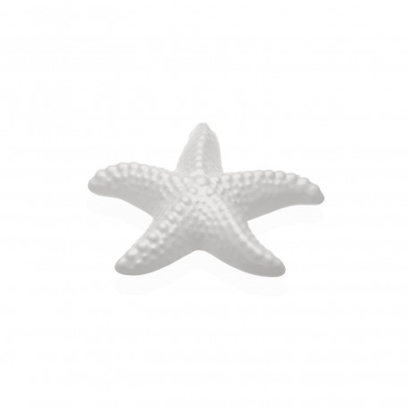 FIGURA CERAMICA ESTRELLA MAR BLANCA