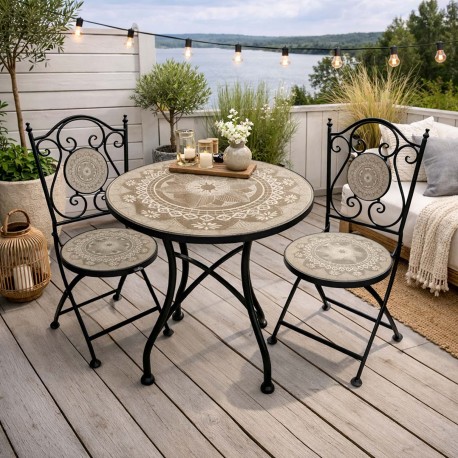 SET MESA Y 2 SILLAS TERAL