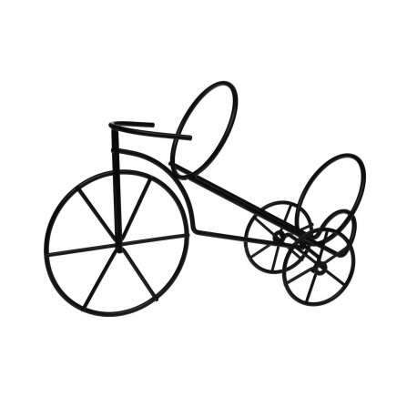 SOPORTE BOTELLA VINO BICICLETA NEGRA