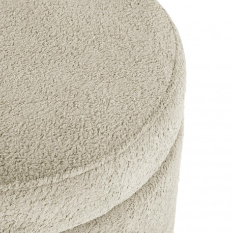 TABURETE POLI CON ALMACENAJE BLANCO