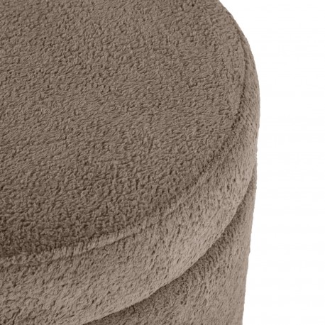 TABURETE POLI CON ALMACENAJE BEIGE