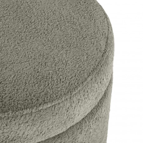 TABURETE POLI CON ALMACENAJE GRIS