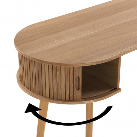 CONSOLA 2 CAJONES PINO