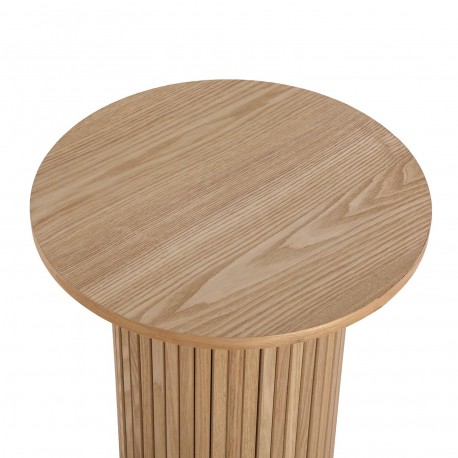 MESA DE CAFE REDONDA PINO