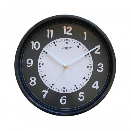 RELOJ COCINA 30 CM NOVA NEGRO