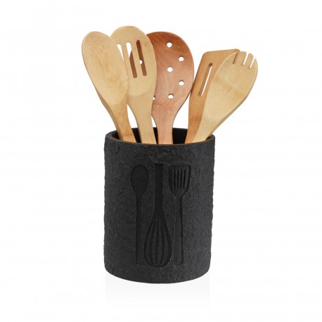 PORTAUTENSILIOS VITI GRIS GRANDE