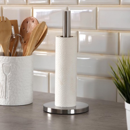 PORTAROLLOS METALICO CROMADO