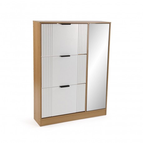 ZAPATERO 3 PUERTAS CON ARMARIO DE ESPEJO