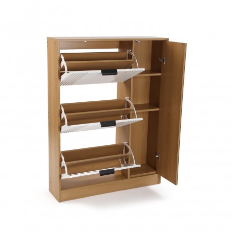 ZAPATERO 3 PUERTAS CON ARMARIO DE ESPEJO