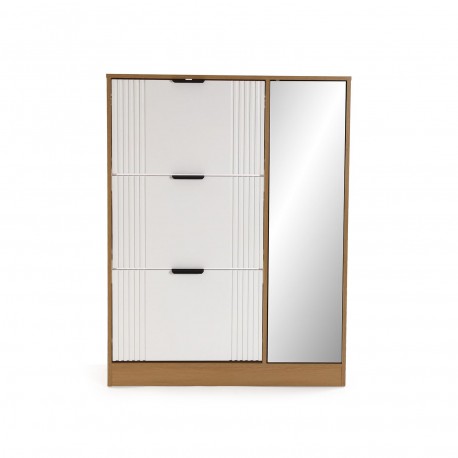 ZAPATERO 3 PUERTAS CON ARMARIO DE ESPEJO