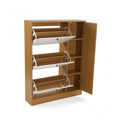 ZAPATERO 3 PUERTAS CON ARMARIO DE ESPEJO