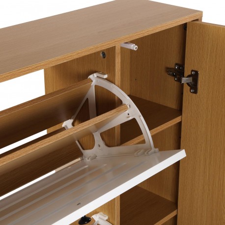 ZAPATERO 3 PUERTAS CON ARMARIO DE ESPEJO