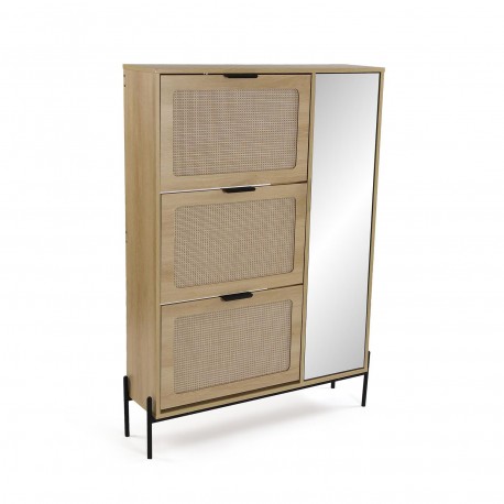 ZAPATERO 3 PUERTAS CON ARMARIO DE ESPEJO