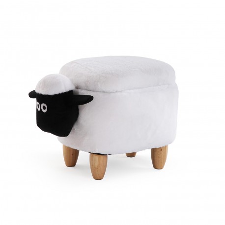PUFF OVEJA CON ALMACENAMIENTO