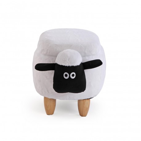 PUFF OVEJA CON ALMACENAMIENTO