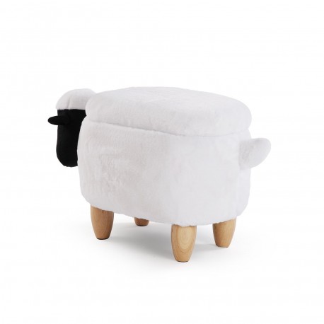 PUFF OVEJA CON ALMACENAMIENTO