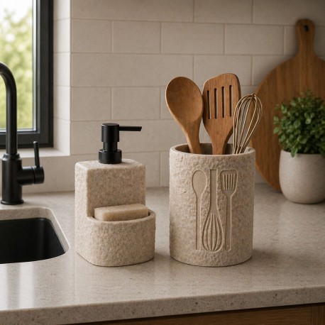 PORTAUTENSILIOS VITI BEIGE GRANDE