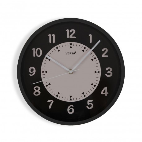 RELOJ COCINA 30 CM NOVA NEGRO