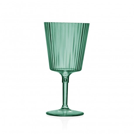 COPA TRANSPARENTE VERDE 360ML