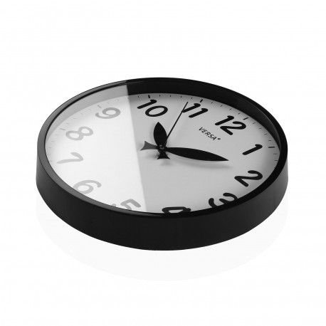 RELOJ COCINA 30 CM ECLIPSE NEGRO