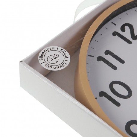 RELOJ COCINA 30 CM ECLIPSE BEIGE