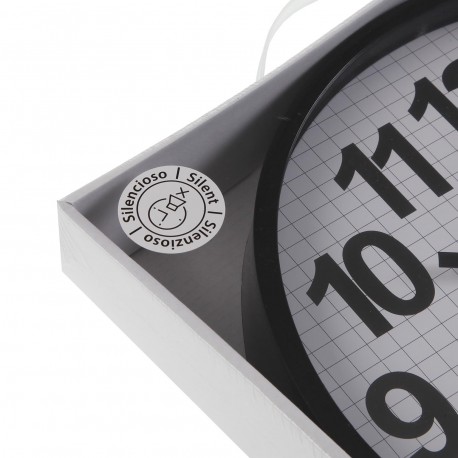 RELOJ COCINA 30 CM ATLAS BLANCO