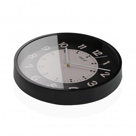 RELOJ COCINA 30 CM NOVA NEGRO