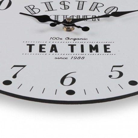 RELOJ DE PARED BISTRO 29CM