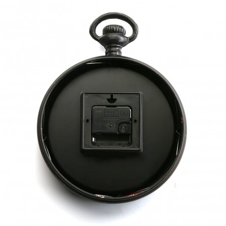 RELOJ DE PARED NEGRO