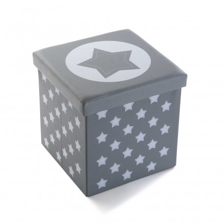 BAUL DESMONTABLE ESTRELLAS GRI