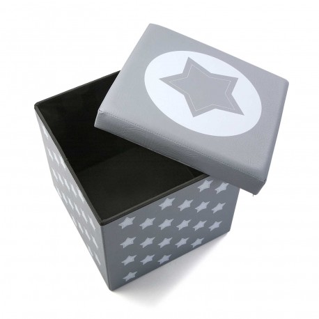 BAUL DESMONTABLE ESTRELLAS GRI