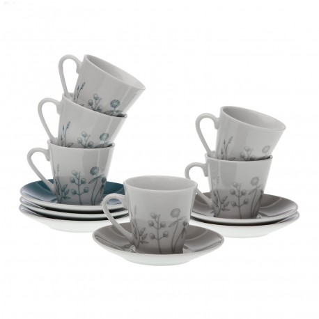 SET 6 TAZAS CAFE  NOMMA
