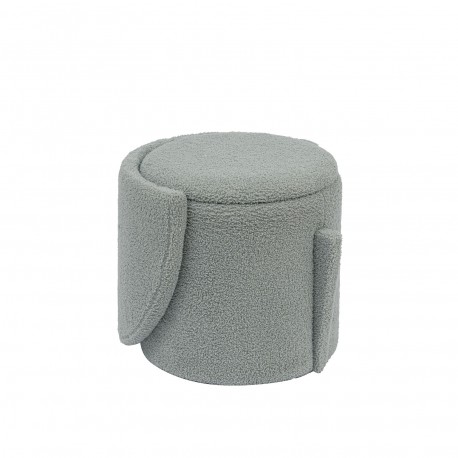ASIENTO CON ALMACENAMIENTO GRIS