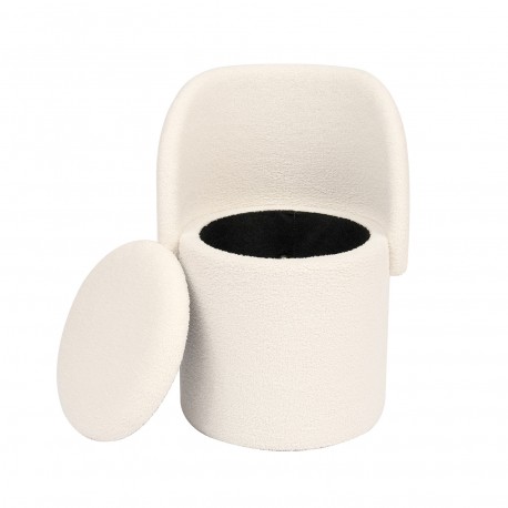 ASIENTO CON ALMACENAMIENTO BEIGE