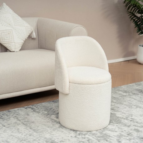 ASIENTO CON ALMACENAMIENTO BEIGE