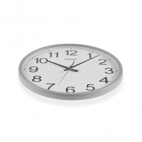 RELOJ PARED GIA GRIS 26CM